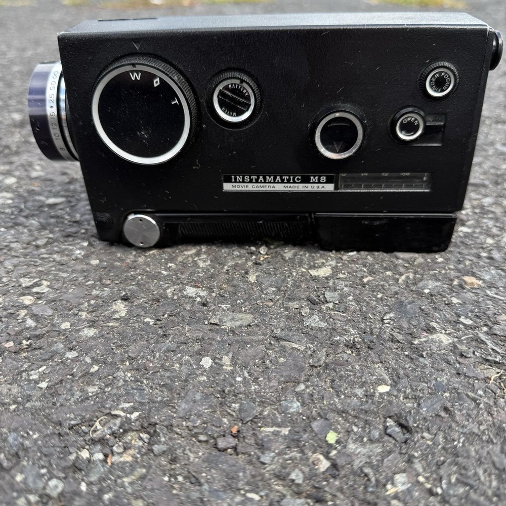 Kodak Instamatic M8 Movie‎ Camera Zoom Lens  Untested No Handle